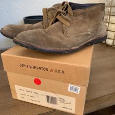 Selling A Gently Used Olive Green Sepia Hipster Chukka Boots. John Varvatos, Chukka Boots, Olive Green, Men's Shoes, Size 7, Man Shop, Boots, Green, Color