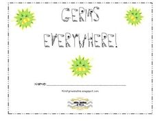 a certificate for germs everywhere