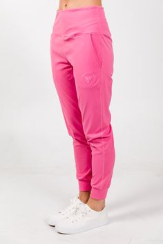 Description Our comfiest jogger yet for all of our sports. Made in a silky light material with bold colors and design to make your outfits pop anywhere you go. Great for the range, courts, or just running errands. So comfy you won't want to take it off. Available in pink, iced aqua, and beige. Detail Lightweight UV protection Dri-fit High waisted Side pockets Imported 85% Polyester / 15% Spandex FIT Regular Fit Athleisure Joggers With 4-way Stretch And Elastic Side Panels, Athleisure Activewear With Comfort Stretch, Sporty Comfort Stretch Sweatpants With Elastic Side Panels, Athleisure Activewear With Comfort Stretch And Elastic Side Panels, Sporty Sweatpants With Comfort Stretch And Elastic Side Panels, Trendy Spring Workout Sweatpants, Sporty Stretch Sweatpants With Go-dry Technology, Trendy Spring Activewear For Jogging, Trendy Spring Joggers For Jogging