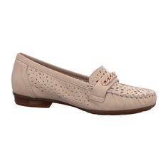 Rieker FSK Women's Loafers, Beige Rieker FSK Women's Loafers, Beige Fall in love with these heavenly comfortable beige ballerina flats from Rieker. These slip-on shoes are made from high-quality synthetic leather, ensuring both durability and style. The sturdy and non-slip sole provides stability on various surfaces, while the extra soft leather insole offers supreme comfort with every step. With a slim to normal fit, these ballerinas offer both style and support. Pure luxury for your feet!   Color: Beige  Heel Height: 2cm  Heel Type: Block Heel  Toe Shape: Round  Shoe Width: Narrow to Normal (F)  Removable Insole: No  Sole Color: Brown  Closure: Slip-On  Water Protection: No   Material & Care  Upper Material: Synthetic Leather  Inner Material: Textile  Insole: Leather  Sole: Rubber  Linin Beige Slip-on Flat Leather Shoes, Beige Slip-on Leather Shoes With Closed Toe, Beige Leather Slip-on Shoes With Closed Toe, Beige Flat Leather Shoes With Branded Insole, Beige Slip-on Flat Moccasins, Beige Round Toe Flats With Branded Insole, Beige Slip-on Moccasins With Flat Heel, Beige Leather Sole Moccasins Closed Toe, Beige Closed Toe Moccasins With Leather Sole