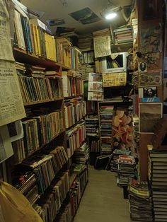 a room filled with lots of books and magazines