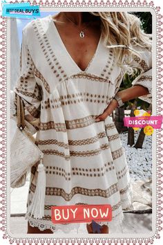 An Exotic Escape Lace Mini Dress Long Sleeve Mini Dress For Summer Beach Cover-up, Beige V-neck Boho Dress For Beach, Long Sleeve Sundress For Beach, Long Sleeve Sundress For The Beach, Long Sleeve Boho Dress For Beach Season Day Out, Long Sleeve Boho Dress For Beach Season, Beige V-neck Boho Dress For Day Out, Chic Boho Long Sleeve Dress For Summer, Chic Long-sleeved Boho Dress For Summer