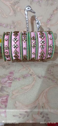 Indian hand made silk thread bangles for women Silk Thread Bangles, Bangles For Women, Thread Bangles, Green Colour, Silk Thread, Green Colors, Light Green, Bangle Bracelets, Light Pink