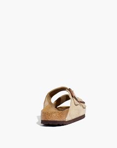 Birkenstock® Arizona Soft Footbed Sandals in Nubuck Footbed Sandals, Birkenstock Arizona, Madewell Denim, Medium Bags, Sandal Espadrille, Walk In, Birkenstock, Madewell, Cool Style