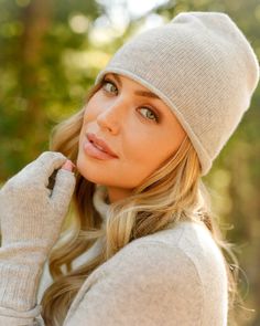 The ultimate cool weather accessory is always cashmere! Our new Essential Slouchy Hat is made in super soft, 100% cashmere in rich neutral shades. Pairs perfectly with our Essential Glove (or Fingerless Glove) and Scarf! Makes a luxurious gift set anyone would love to receive. Luxury Fall Cashmere Hat, Cashmere Hat And Scarf, Luxury Cashmere Hat For Fall, Cool Weather, Neutral Shades, Slouchy Hat, Holiday Looks, Hand Warmers, Fingerless Gloves