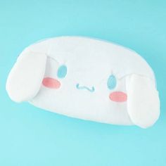 Cinnamoroll Plushie Face Pen Pouch – Blippo Kawaii Shop Playful White Pencil Case For Everyday Use, White Kawaii Pouch For School, Kawaii White Rectangular Pouch, White Pouch With Pen Slots For Daily Use, Kawaii White Pencil Case With Pen Slots, Cute White Pencil Case With Pen Holders, Cute White Rectangular Pencil Case, Cute White Pencil Case For Daily Use, Kawaii White Rectangular Pencil Case