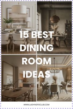 the best dining room decor ideas