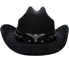 Embellished Cowboy Hat, Goth Cowboy, Cowboy Accessories, Mens Cowboy Hats, Perfect Gift For Boyfriend, Western Cowboy Hats