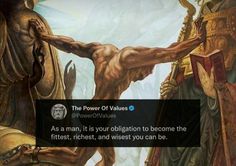 an image of jesus crucified with the words power of value as a man, it is your organization to become the first, richest, and wise you can be