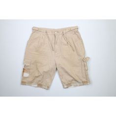 Vintage 90s Streetwear Mens 2XL Lined Blend Baggy Fit Hip Hop Cargo Shorts Beige Mens Shorts Blemish on the upper left leg Mens size 2XLarge Measurements are: 19 inches across the waist laid flat 13 inch inseam 26 inches from top to bottom Beige 80% Linen 20% Cotton US Shipping is FREE Canada is $15 and International is $24 Check out my other items in my store! PR1824 Baggy Cotton Shorts For Outdoor, Beige Summer Cargo Pants For Outdoor Activities, Casual Beige Shorts For Outdoor Activities, Vintage Cargo Pants For Summer Streetwear, Vintage Summer Cargo Pants For Streetwear, Vintage Summer Cargo Pants With Cargo Pockets, Vintage Cargo Pants With Pockets For Summer, Streetwear Beige Bottoms With Built-in Shorts, Beige Streetwear Bottoms With Built-in Shorts