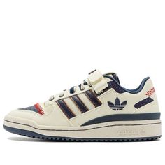 adidas Originals Forum Low Shoes 'Chalk White Navy' IE7309 Forum Low Shoes, Adidas Originals Forum Low, Adidas Forum Low, Forum Low, Adidas Forum, Low Shoes, Limited Edition Sneakers, Shoe Inspo, Chalk White