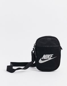 Accessories by Nike Spare your pockets Adjustable cross-body strap Zip-top fastening Nike logo print to front External pocket Air Max 90s, Flight Bag, Sport Nike, Festival Accessories, Nike Training, Nike Football, Side Bags, Nike Basketball, Sports Accessories