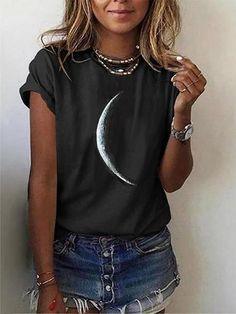 Galaxy Shorts, Printed Jersey, Star Black, Shirts Summer, Shop Accessories, Shop Tops, Elegante Casual, Black Accessories, Casual Accessories