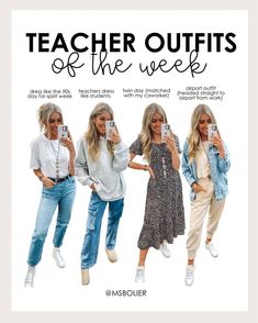 MsBolier's WEEKLY OUTFITS Collection on LTK Dress Like The 90s, Comfy Teacher Outfits, Teacher Outfit Ideas, Twin Day, Teacher Dresses, Teacher Outfit, Weekly Outfits, Teacher Outfits, 25 Years Old