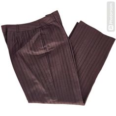 Nwt Soft Cotton Pants With Decorative Knit. Front And Back Pockets. Wide Legs. Waist: 18.5" Rise: 11.5" Inseam: 31" Length: 40" 0674 Plaid Dress Pants, Brown Dress Pants, Autumn Inspired, Stretch Dress Pants, Size 10 Women, Jean Trends, Dress Slacks, Kim Rogers, Pants Womens