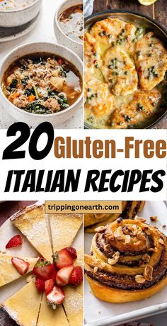 20 Best Gluten Free Italian Recipes - Tripping On Earth Gluten Free Beginner Easy Recipes, Gluten Free Cheat Sheet, Gluten Free Diet For Beginners, Low Gluten Diet, Gluten Free Italian Recipes, Df Meals, Italian Breadsticks, Gluten Free Dairy Free Dinner, Chrons Disease