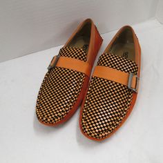 This A Brand New Pair In The Box Of Giovanni Loafers Size 10, They Are Great Pair Of Shoes Orange Loafers With Round Toe For Spring, Orange Round Toe Loafers For Spring, Spring Orange Loafers With Round Toe, Spring Orange Round Toe Loafers, Orange Slip-on Loafers For Formal Occasions, Orange Leather Sole Slip-on Moccasins, Orange Leather Round Toe Moccasins, Orange Slip-on Moccasins With Leather Sole, Orange Leather Slip-on Loafers