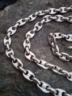 Silver Chain Necklace With Hook And Links For Gift, Braces Price, Silver Chain Style, Sterling Silver Chain Necklace, Metal Chain Link, Silver Chain Necklace, Men Necklace, Chain Styles, Sterling Silver Chains