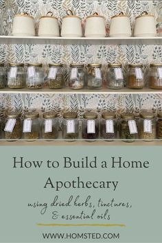 Home Apothecary, Herbal Medicine Recipes, Herbal Remedies Recipes, Diy Herbal Remedies, Medicinal Herbs Garden, To Build A Home, Medical Herbs, Magia Das Ervas, Build A Home