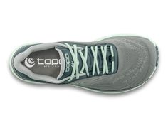 the top view of a women's running shoe