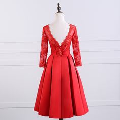 This Dress is fashionable for every occasion. the dress is made-to-order by professional tailors. You can choose from 50 colors, Regular sizes 2 to 16 and plus sizes 14w to 26W. Custom size is also available.. The product details: Color: Red, Silhouette: A-Line, Neckline: Scoop, Waistline: Natural, Length: Short, Primary Fabric: Satin Red Silhouette, Brown Satin, Lace Bodice, Red Satin, Blue Satin, White Satin, Homecoming Dress, Pink Satin, Petticoat