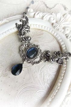 Dark Royaltycore, Ornate Necklace, Victorian Choker, Bridal Statement Necklace, Victorian Style Jewelry, Jewelry Gothic, Bridal Jewellery Design, Necklace Gothic, Fancy Jewellery Designs