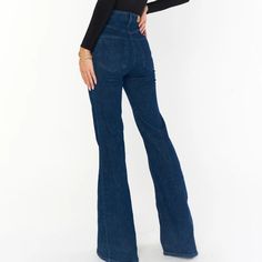 70s Babes Rejoice! Your New Fave Denim Is Here. Stretch Denim Shapes These Super Cute Jeans That Have A High Waist, Are Fitted Throughout The Thigh, And Fall To A Flared Hem. Look Perfectly Chic Styled With A Fitted Bodysuit And Heeled Boots! *Stretch Denim - 92% Cotton, 6% Polyester, 2% Elastane *Pockets *Zipper And Button Fly *Inv 55 Retro High Waist Non-stretch Jeans, Retro High Rise Non-stretch Flare Jeans, Retro High Rise Flare Jeans, Retro High Waist Flare Jeans For Fall, Retro Stretch Flare Denim Jeans, Retro High Waist Non-stretch Flare Jeans, High Waist Retro Flare Jeans, Retro High Waist Jeans For Fall, Trendy Blue Flare Jeans With Standard Cut Leg