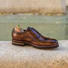 Southeast Full Brogue - Q by QS Patina Style, Gents Shoes, Designed Shoes, Shoes Formal, Custom Design Shoes, Brown Hand, Bespoke Shoes, Leather Brogues, Hot Style