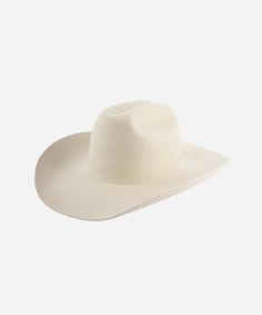 Gigi Pip felt hats for women - Teddy Cattleman - 100% australian wool classic cattleman crown with a wide upturned brim [off white] Cattleman Hat, Classic Cowgirl, Country Music Festival, Western Hat, Coffee Dates, Cowgirl Hat, Band Pictures, Halo Style, Western Hats