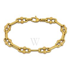 An 8.5mm fancy oval link bracelet crafted in 14K yellow gold and measuring 8 inches in length is a luxurious and elegant piece of jewelry. The fancy oval link design adds a touch of sophistication and refinement to the bracelet, making it a statement accessory that can elevate any outfit. Crafted in luxurious 14K yellow gold, this bracelet exudes timeless beauty and versatility, making it suitable for both casual and formal occasions. Its longer length allows for a comfortable fit, making it perfect for those who prefer a slightly looser bracelet or for layering with other jewelry pieces. Overall, it's a stunning and enduring accessory that will add a touch of glamour to any ensemble. Amour Ladies Bracelets. SKU: JMS011399. Color: Yellow. Metal Type: Gold. Metal Stamp: 14k. Gem stone type: Link Design, Fine Pens, Gold Models, Cheap Gifts, Fragrance Gift Set, Bracelet Crafts, Gem Stone, Metal Stamping, Metal Jewelry