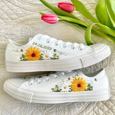 This Womens Tie Sneakers item by OliveStringStudio has 11 favorites from Etsy shoppers. Ships from United Kingdom. Listed on Apr 2, 2024 White Shoes Embroidery, Hand Embroidery Shoes, Shoe Embroidery Ideas, Embroided Shoes, Embroidery On Shoes, Embroidered Shoes Diy, Embroidered Trainers, Embroidery Shoes Diy, Daisy Wedding Theme