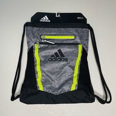 Brand New With Tags Smoke Free Home Sports Drawstring Backpack