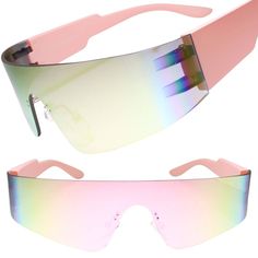 These Fun Futuristic Sunglasses Feature A Sleek, Space-Age Design. These Sleek And Stylish Shades Are Designed To Make A Statement At Any Costume Party Or Event. These Are Perfect For Cosplay, Role Playing, Comic Con, Halloween, Or Themed Parties Such As: Star Trek, X-Men, Anime, Star Wars, Alien, Robot, Punk Rock. Or Just For Fun. These Are Also Great Gift For Any Anime Or Cosplay Fan. What Really Sets These Sunglasses Apart Is Their Unique, Futuristic Design And Otherworldly Look That's Sure T Cyberpunk Visor, Cyberpunk Hacker, Holographic Glasses, Star Trek Party, Translucent Sunglasses, Alien Robot, Oversized Black Sunglasses, Wrap Around Sunglasses, Futuristic Sunglasses