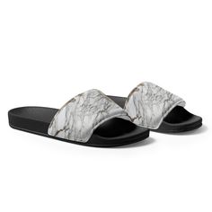 Introducing the Bianco Antico Men's Slides, the perfect combination of style and comfort. These slides feature a sleek design with a white and black color scheme, making them versatile enough to wear with any outfit. The cushioned footbed provides all-day comfort, while the durable rubber sole ensures long-lasting wear. Whether you're running errands or lounging by the pool, these slides are a must-have addition to your footwear collection. Order now and step up your style game with the Bianco A Black Color Scheme, Mens Slides, Gentle Touch, Footwear Collection, Us Man, The Pool, Step Up, Color Scheme, Running Errands