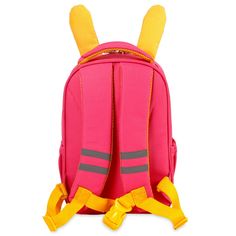 Our Side-kick backpack is a great choice for kids in preschool and kindergarten, having a lovely animal designs like unicorn, rabbit and dinosaur and an eye-catchy color combo that everyone will admire! This backpack has a durable and resistant 600D fabric, which is lead and PVC-free, so kids can wear it safely while parents can be at peace of mind. The strap is adjustable to ensure a custom fit and prevent the bag from sliding. Also, the backpack is very lightweight and comfortable to wear by k Cute Pink Backpack For Outdoor Activities, Playful Pink Softback Backpack, Playful Outdoor Backpack, Pink Cartoon Style Backpack, Pink Cartoon Backpack, Pink Cartoon Backpack For Travel, Pink Cartoon Backpack For Back To School, Playful Backpack For End Of School Year Outdoor Use, Playful Pink Backpack For Outdoor Activities