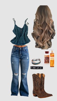 Country Shuffles, West Girl, Christian Country, Western Girl Outfits, Western Fits, Western Stuff