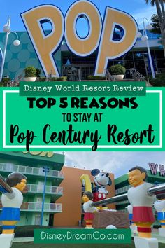 disney world resort review top 5 reasons to stay at pop - century resort with kids