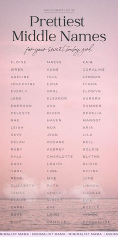 a poster with the names of some people in front of water and clouds at sunset