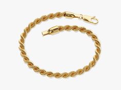 Give your personal style an extra zing with this bold, statement-making bracelet. A luxurious and timeless addition to any bracelet collection, its rich color and sleek design makes it a worthy investment. • Material: 14k Solid Gold (Stamped 14K for authenticity) • Color Options: Yellow Gold • Chain Style: Rope Chain • Chain Width: 4.50 mm • Clasp Type: lobster clasp • Available Lengths: 5", 5.5", 6", 6.5", 7", 7.5", 8" For custom lengths feel free to contact us. We can make this bracelet in any Elegant Bracelets With Link Rope Chain, Elegant Bracelets With Rope Chain And Link Shape, Elegant Bracelets With Rope Chain Link, Elegant Rope Chain Link Bracelets, Classic Gold Bracelet With Rope Chain, Classic 14k Gold Bracelet With Rope Chain, Classic Gold Rope Chain Bracelet, Formal 14k Gold Bracelets With Rope Chain, Elegant Rope Chain Link Bracelet