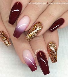 Gorgeous Burgundy Nail Color With Designs For The Coming Valentine's Day; Burgundy Nail; Burgundy Nail Color; Fall Burgundy Nails; Wine Red Stiletto Nails; Burgundy Wine Nail Color; Wine Red Acrylic Nails; Dark Burgundy Red Nail Polish; Valentine's Nail; Valentine's Day #valentinenail #valentine'sday #burgundynail #burgundycolornail #rednail #winerednails Burgundy Coffin Nails, Acrylic Ombre, Ombre Burgundy, Red Acrylic Nails, Burgundy Nails, Short Nail Designs, Holographic Nails, Coffin Nails Designs, Fancy Nails