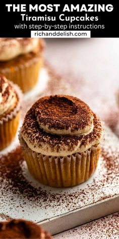 the most amazing cupcakes with step - by - step instructions