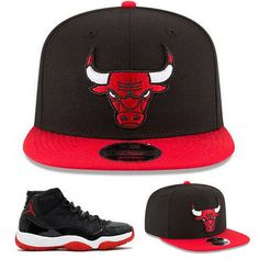 gwbks                                                                            This Listing is for a brand new with tags Authentic New Era Chicago Bulls 2 Tone Snapback Hat Match Air Jordan 11 Bred Black Red  Brand New, Original Tag Attached  Material: 100 % Polyester  High Profile, Match Air Jordan 5 Black Red Cap   Grey Colorway Underneath Brim of Hat  Has a thick , Durable Panel Material  NBA Authenticity Sticker Under the Brim  100% Authentic Merchandise,Factory Direct   Classic New Era NB Air Jordan 11 Bred, Chicago Bulls Snapback Hat, Chicago Bulls Hat, Bike Chain Bracelet, Swag Hats, Jordan 11 Bred, Nike Fashion Shoes, Bike Chain, Cap Style