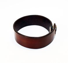 Handmade Brown Leather Bracelet. Great gift! Very comfortable & easy to wear. Color: brown. Material: leather. Probably about 2 centimeters wide. If you have any questions please write. Vintage Brown Cuff Bracelet With Wrist Strap, Everyday Brown Bracelet, Vintage Brown Leather Bracelet As A Gift, Brown Leather Cuff Bracelet For Everyday, Vintage Brown Leather Bracelet As Gift, Vintage Brown Leather Strap Bracelet As Gift, Vintage Brown Leather Strap Wristband, Everyday Brown Leather Cuff Bracelet, Brown Leather Cuff Bracelet With Strap