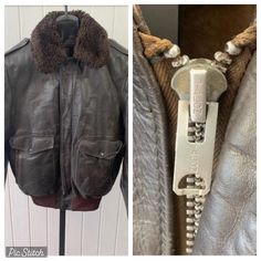 "Vintage 1960's SCHOTT IS-674-MS A-2 Bomber / Flight Jacket. Made from 100% leather. It is brown in color. Has 2 snap down front pockets. Has Talon zipper pulls. The cuffs and waist material have no damage.  Size 42R. 44\" across at armpit, 29\" long & 26\"sleeves." Chimayo Jacket, Flight Jacket, Zipper Pulls, Phoenix Az, Phoenix, Flight, Mens Jackets, Jackets & Coats, Mens Outfits