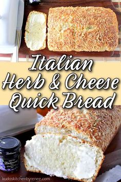 italian herb and cheese quick bread recipe