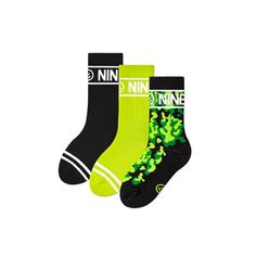 NINETIES CREW 3-PACK        NINETIES sports socks for kids were designed for children who enjoy all kinds of physical activity as well as those kids who love to express their personality through colourful outfits. We have created socks that are the first choice for thousands of parents. These colourful socks are a great choice for a tennis practice, basketball game or just for school. Our collection will undoubtedly suit the tastes of boys and girls alike.        In periods of strenuous physical Green Non-slip Sports Socks, Green Sporty Anti-odor Socks, Sporty Green Anti-odor Socks, Green Anti-odor Sports Socks, Anti-odor Green Sports Socks, Sporty Green Socks For Streetwear, Multicolor Casual School Socks, Casual Multicolor School Socks, Playful Black Non-slip Socks