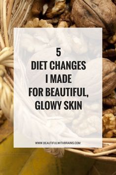 Don't let your diet sabotage your skincare routine. Here are 5 delicious diet changes to make now for beautiful and glow skin. #foodforskin #eathealthy #DrySkinOnHands Tomato Face, Face Mapping Acne, Diet Changes, Health Aesthetic, Skin Diet, Bad Acne, Face Mapping, Food F, Glow Skin