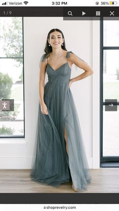 Whimsical Bridesmaids Dresses, Revelry Dresses, Wedding Parties Colors, Tulle Bridesmaid Dress, Blue Tulle, Bridesmaid Dress Colors, Satin Color, Dress Home, French Blue