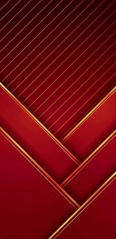 an abstract red and gold background with diagonal lines on the bottom right hand corner,