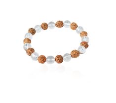 Rudraksha - It is also beneficial for those who are in search of the best life partner. It also helps to bring pleasure and spiritual gains to the wearer life. Rudraksh has a soothing effect on one's mind and body. Three Mukhi Rudraksha is the form of three types of Agni (fire) and also the symbol of Three Deva i.e. (Brahma, Vishnu, and Mahesha). This is a healing Shiva bracelet, blessed by priest. We wish you happy wearing and chanting The sphatik crystal, one finds relief from headaches, and this also relieves one from high stress levels and tension. It's mainly a crystal which promotes holistic health. If one has over time been suffering insomnia, sphatik crystal is the best way to assure sound and undisturbed sleep. Meditation Bracelets With 8mm Beads, Spiritual Polished Beads Bracelets For Meditation, Spiritual Bracelets With Polished Beads For Meditation, Spiritual Rosary Bracelet With Round Beads For Meditation, Spiritual 8mm Beads Wristband, Spiritual 8mm Beaded Wristband, Spiritual 8mm Beads Wristband Bracelet, Spiritual 8mm Beaded Wristband Bracelet, Spiritual 8mm Beads Wristband For Healing